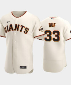 San Francisco Giants 33 Darin Ruf Cream Home Jersey Jersey
