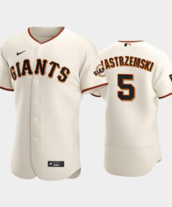 San Francisco Giants 5 Mike Yastrzemski Cream Home Jersey Jersey