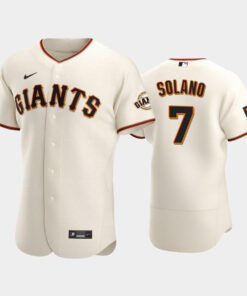 San Francisco Giants 7 Donovan Solano Cream Home Jersey Jersey