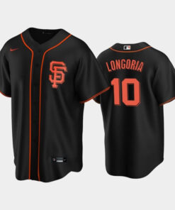 San Francisco Giants Black Alternate 10 Evan Longoria Jersey Jersey