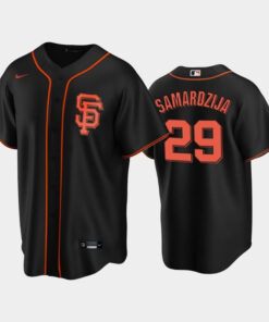 San Francisco Giants Black Alternate 29 Jeff Samardzija Jersey Jersey