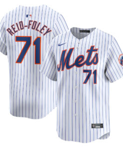 Sean Reid-Foley 71 New York Mets Home Limited Men Jersey - White
