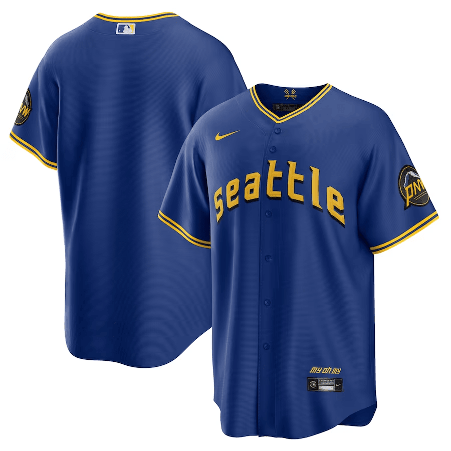 Seattle Mariners 2023 City Connect Men Game Jersey - Royal