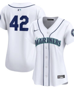 Seattle Mariners 2024 Jackie Robinson Day Home Limited Women Jersey - White