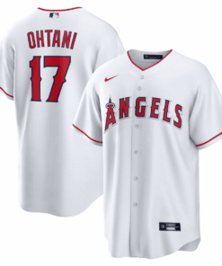 Shohei Ohtani 17 Los Angeles Angels White Home Men Jersey