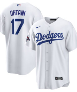 Shohei Ohtani 17 Los Angeles Dodgers 2024 World Series Champions Home Men Player Jersey - White