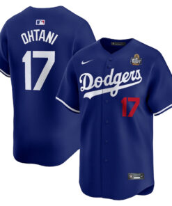 Shohei Ohtani 17 Los Angeles Dodgers 2024 World Series Home Limited Player Men Jersey - Royal