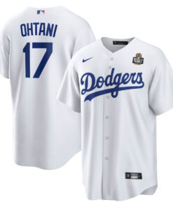 Shohei Ohtani 17 Los Angeles Dodgers 2024 World Series Home Player Men Jersey - White