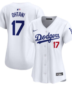 Shohei Ohtani 17 Los Angeles Dodgers Home Women Jersey - White