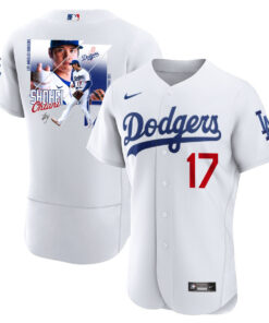 Shohei Ohtani 17 Los Angeles Dodgers Signed Greatest Sho On Earth 2023 Home ELITE Men Jersey - White