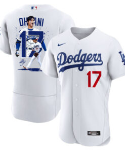 Shohei Ohtani 17 Los Angeles Dodgers Signed Number 2023 Home ELITE Jersey - Men White Jersey