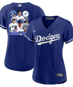 Shohei Ohtani 17 Los Angeles Dodgers Signed Sho King 2023 Alternate Women Jersey - Royal