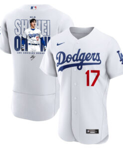 Shohei Ohtani 17 Los Angeles Dodgers Signed ShoTime 2023 Home ELITE Jersey - Men White Jersey