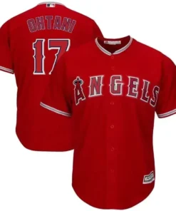 Shohei Ohtani Los Angeles Angels Alternate Official Player Jersey - Scarlet