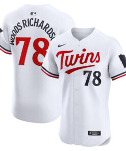 Simeon Woods Richardson 78 Minnesota Twins Home Elite Player Men Jersey - White