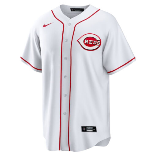 Spencer Steer 7 Cincinnati Reds Home Men Jersey - White - Image 2