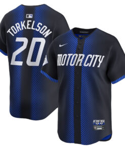 Spencer Torkelson 20 Detroit Tigers 2024 City Connect Limited Men Jersey - Navy