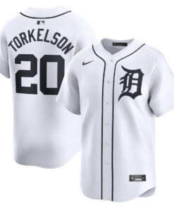 Spencer Torkelson 20 Detroit Tigers Home Limited Player YOUTH Jersey - White