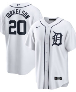 Spencer Torkelson 20 Detroit Tigers Home Men Jersey - White