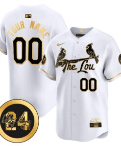 St. Louis Cardinals 2024 City Connect Whitey Herzog Patch Vapor Premier Limited Custom Jersey