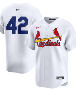 St. Louis Cardinals 2024 Jackie Robinson Day Home Men Limited Jersey - White