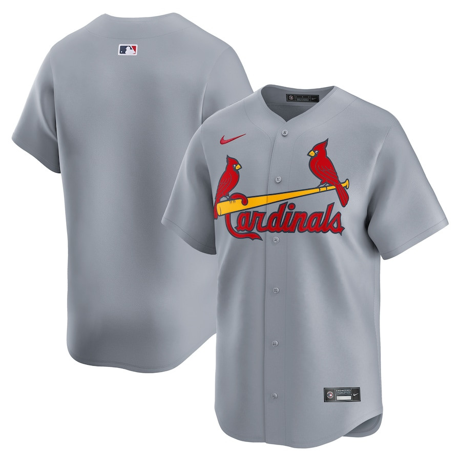 St. Louis Cardinals Away Limited Men Jersey - Gray