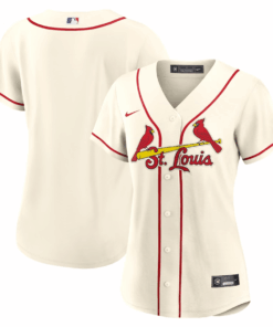 St. Louis Cardinals Women Alternate Jersey - Cream