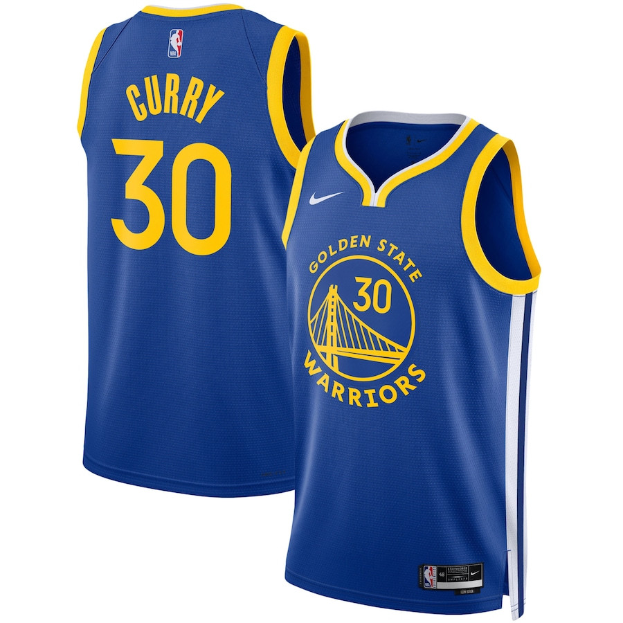 Stephen Curry 30 Golden State Warriors Swingman Jersey - Icon Swingman - Royal - JS658