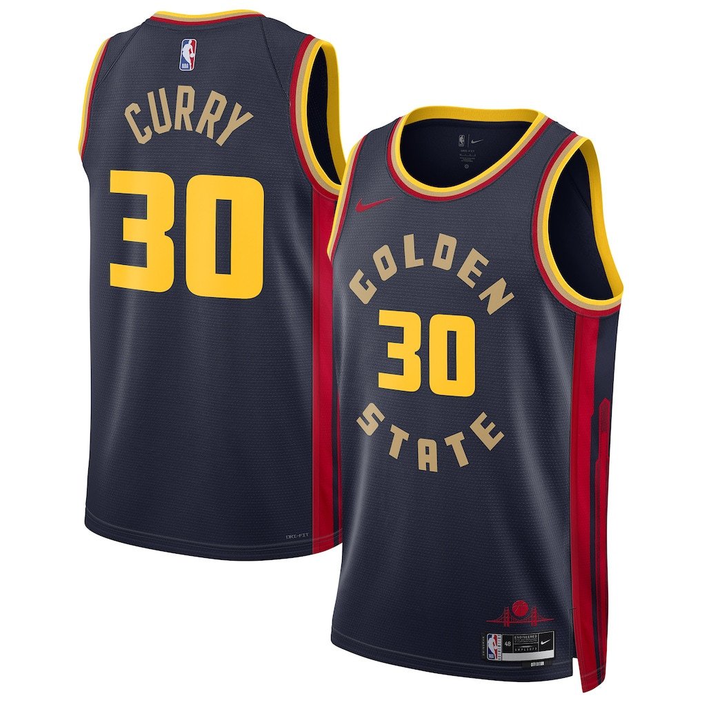 Stephen Curry 30 Golden State Warriors Unisex 2024/25 Swingman Player Jersey - City Edition - Navy - JS700