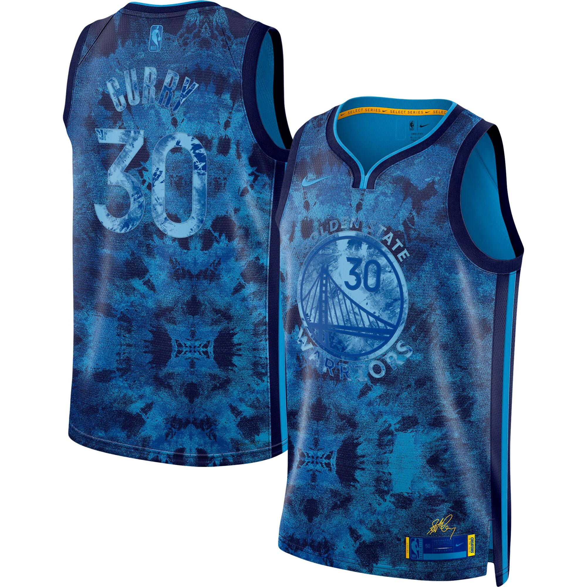 Stephen Curry 30 Golden State Warriors Unisex Select Series Swingman Jersey - Printing - JS207
