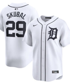 Tarik Skubal 29 Detroit Tigers Home Limited Player Men Jersey - White