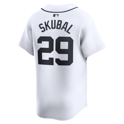 Tarik Skubal 29 Detroit Tigers Home Limited Player Men Jersey - White - Image 3