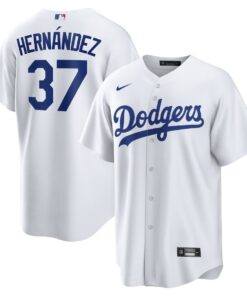 Teoscar Hernandez 37 Los Angeles Dodgers Home Men Jersey - White