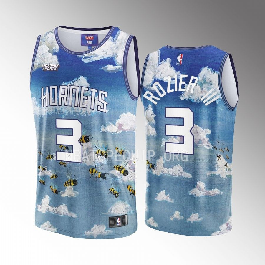 Terry Rozier 3 Charlotte Hornets NBA & KidSuper Studios Unisex Hometown Jersey - JS171