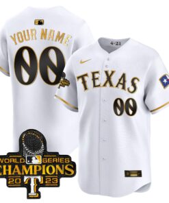 Texas Rangers 2023 World Series Champions City Connect Vapor Premier Limited Custom Jersey