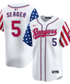 Texas Rangers 2024 Independence Day Vapor Premier Limited Jersey