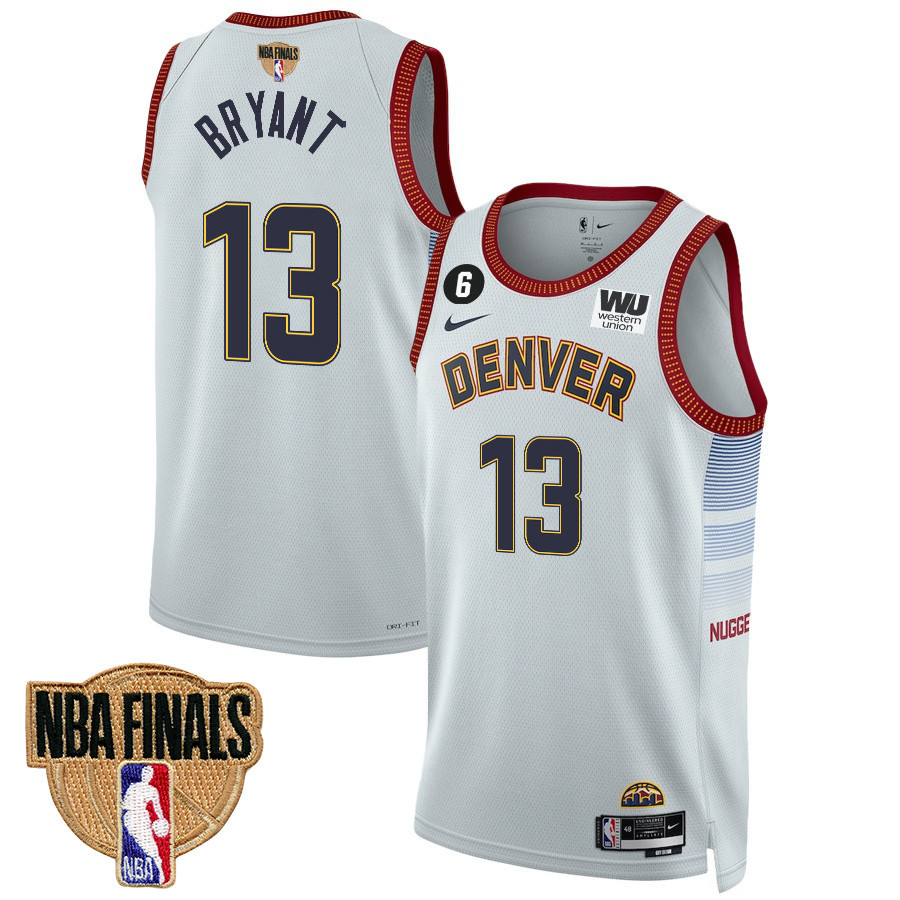 Thomas Bryant 13 Denver Nuggets Final Champions 2023 Swingman Jersey - White - JS458