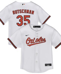 Toddler Baltimore Orioles Adley Rutschman White 2.0 Player Jersey