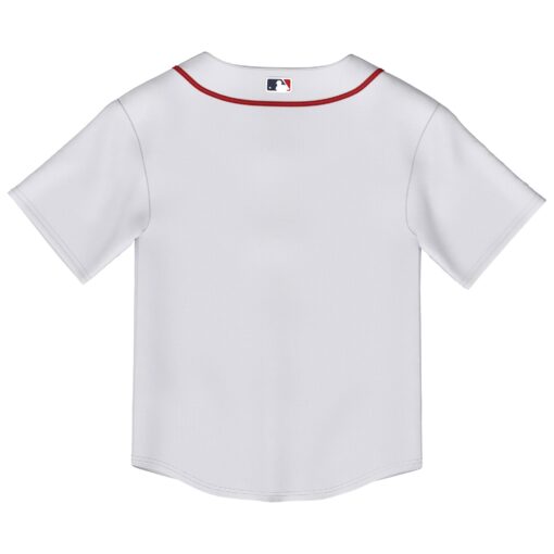 Toddler Boston Red Sox White Home Jersey - Image 3