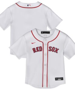 Toddler Boston Red Sox White Home Jersey