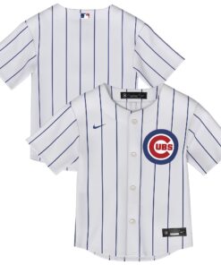 Toddler Chicago Cubs White Home Jersey
