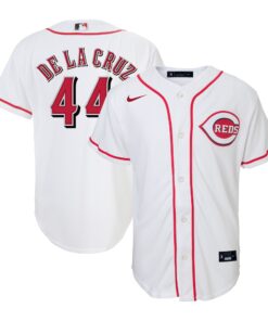 Toddler Cincinnati Reds Elly De La Cruz White Home Jersey