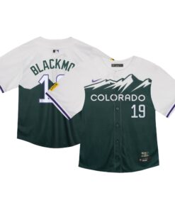 Toddler Colorado Rockies Charlie Blackmon Green City Connect Limited Player Jersey
