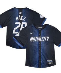 Toddler Detroit Tigers Javier Baez Navy 2024 City Connect Limited Jersey