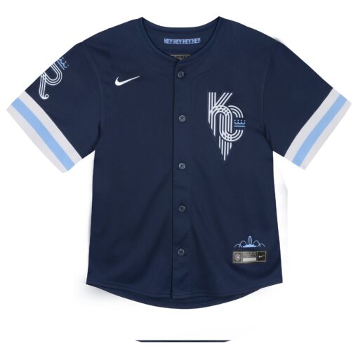 Toddler Kansas City Royals Navy City Connect Limited Jersey - Image 2