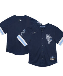 Toddler Kansas City Royals Navy City Connect Limited Jersey