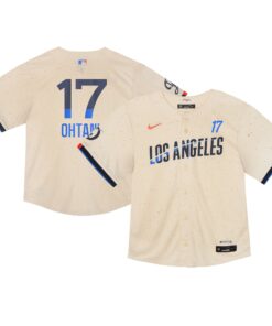 Toddler Los Angeles Dodgers Shohei Ohtani Cream 2024 City Connect Limited Player Jersey