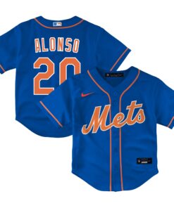 Toddler New York Mets Pete Alonso Royal Alternate Player Jersey
