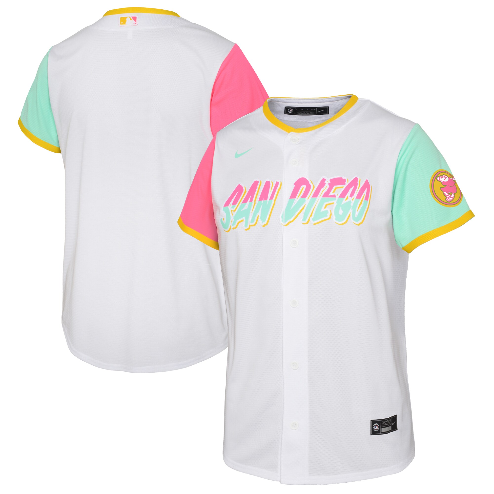 Toddler San Diego Padres White City Connect Team Jersey