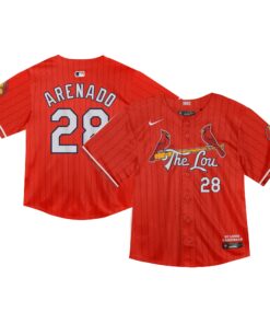 Toddler St. Louis Cardinals Nolan Arenado Red 2024 City Connect Limited Player Jersey